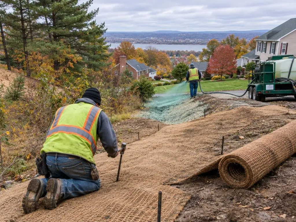 Slope Stabilization & Erosion Control in Albany, NY
